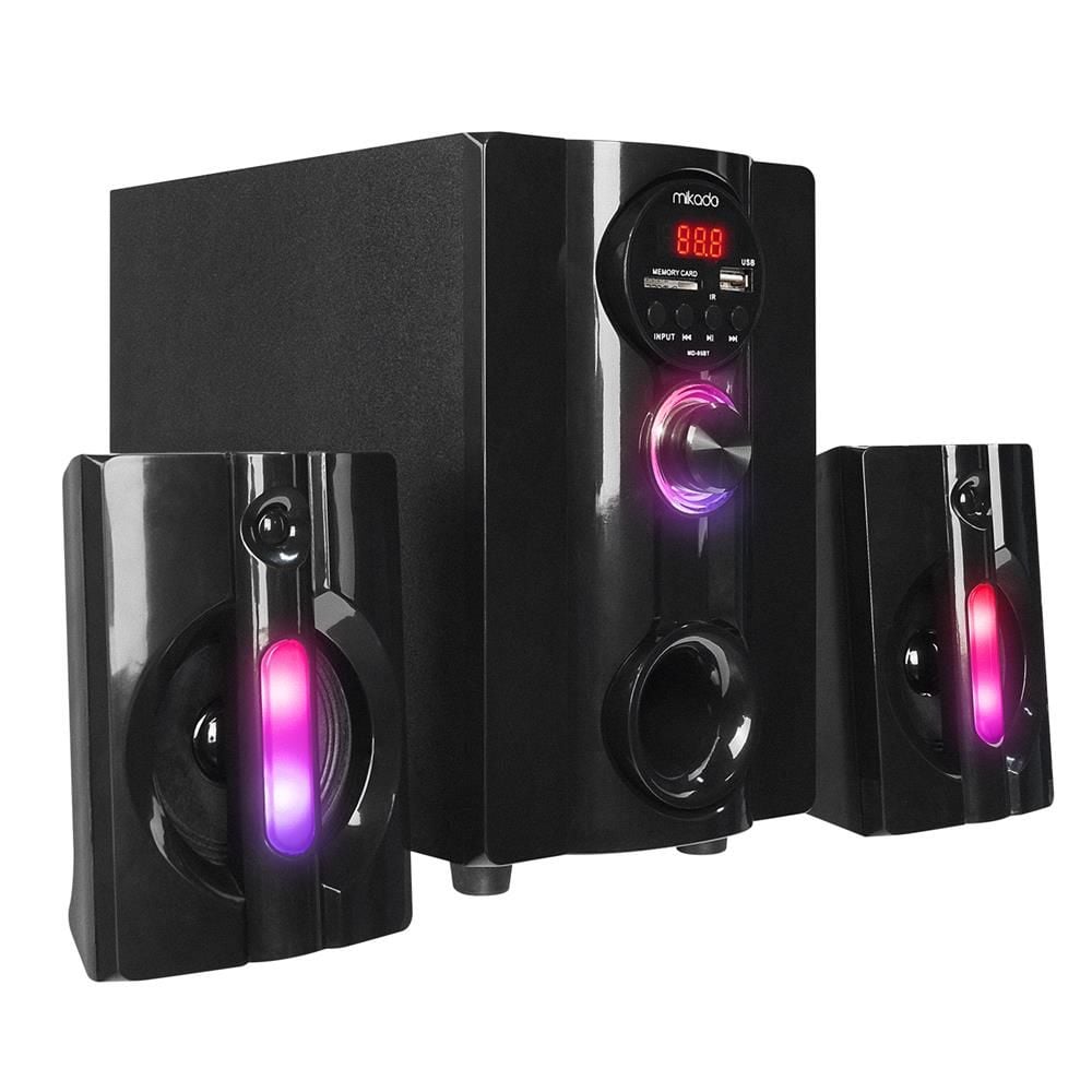 Mikado MD-95BT 2+1 20W Siyah Multimedya Hoparlör FM-BT-SD-USB Kumandalı
