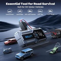 Utrai Jstar JS9 15000mAh 4'ü 1 Arada Hava Pompalı Taşınabilir Akü Takviye Cihazı (Jump Starter)