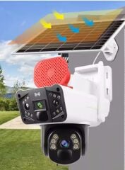 OKam O-Kam 3915 4G 6MP Dual Lens Güneş Panelli PTZ Solar Sirenli Kamera