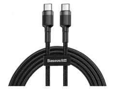 Baseus Cafule Series USB-A to USB-C 3A 1m Fast Charging Data Cable - Black & Grey (CATKLF-BG1)