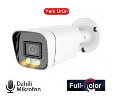 Ezcool EZ-2315IPS 5MP 3.6mm Full-Color Dahili Mikrofonlu PoE IP Bullet Kamera