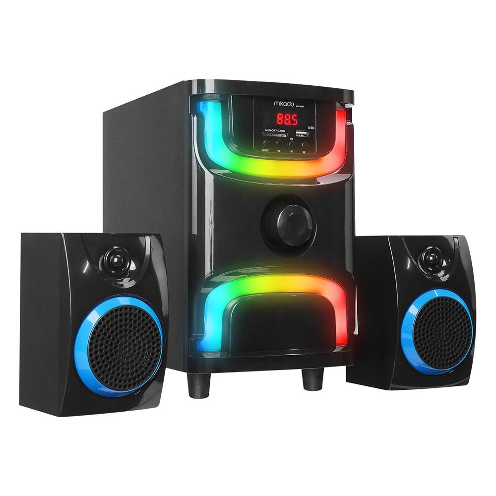 Mikado MD-96BT 2+1 40W Siyah Multimedya Hoparlör FM-BT-SD-USB
