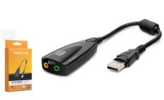 Hadron HDX5254 USB Harici 7.1 Ses Kartı Siyah
