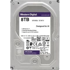 WD Purple WD84PURZ 8TB 3.5'' 5640RPM 128MB 7/24 Güvenlik Harddisk