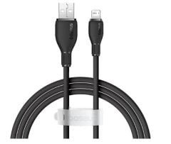 Baseus Pudding Series Fast Charging Cable USB-A to iP 2.4A 1.2m Black (P10355700111-00)