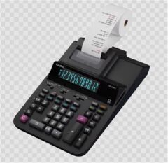 Casio DR-120RII-BK 12 Haneli Siyah Masa Üstü Yazıcılı Hesap Makinesi - Şeritli Tip