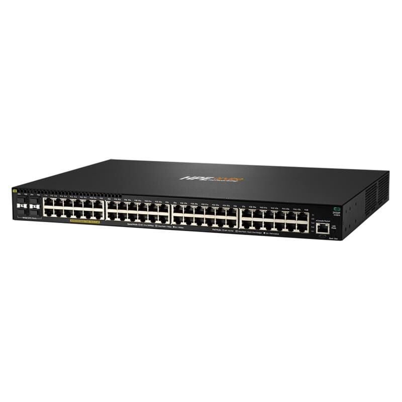 HPE Aruba ION 2930F JL558AR 48 Port Gigabit + 4x10Gb SFP Yönetilebilir 740W PoE Rackmount Switch