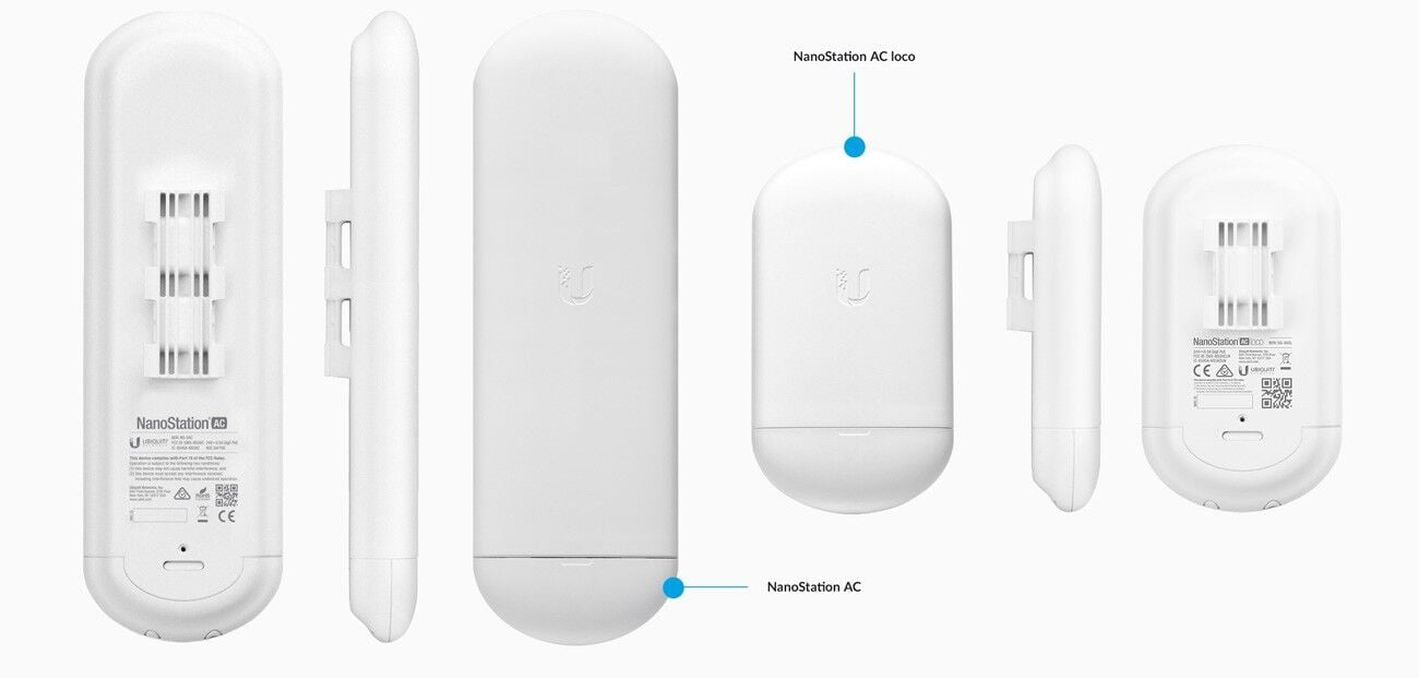 Ubiquiti Networks NanoStation AC NS-5AC 5GHz 450Mbps 15km+ Outdoor airMAX AC Access Point