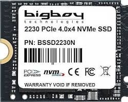 Bigboy 512GB PCIe 4.0 x4 22x30mm M.2 NVMe 5100-2700MB-s Notebook SSD BSSD2230N512G Ssd