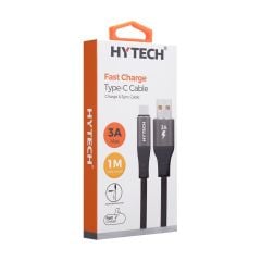 Hytech HY-X410 3A Type-C 1m Gri Data ve Şarj Kablosu