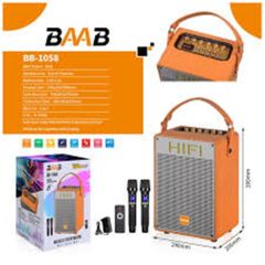 BB-1058 8'' Uzaktan Kumandalı Bluetooth & USB & TF & FM & AUX 1500W Speaker