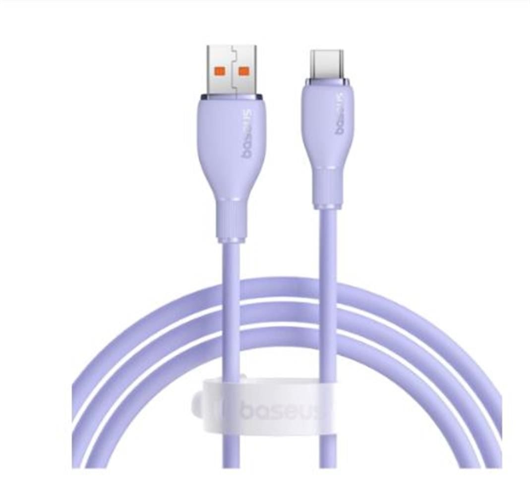 Baseus Pudding Series Fast Charging Cable Type-C to Type-C 100W 1.2m Cluster Purple (P10355702511-00)