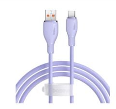 Baseus Pudding Series Fast Charging Cable Type-C to Type-C 100W 1.2m Cluster Purple (P10355702511-00)