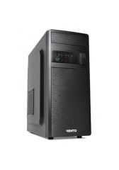 VENTO 400W PEAK VS116F Intel ATX / Micro‑ATX / Mini‑ITX Uyumlu 400W PSU Dahil Standart Mid‑Tower PC Kasası Siyah