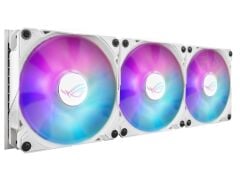 ASUS ROG RYUO III 360 ARGB White Edition 360 mm AIO Sıvı Soğutucu – Asetek 8. Nesil Pompa, Anime Matrix™ LED Gösterge, 3× ROG AF 12S 120 mm ARGB Fan, Intel LGA 1851/1700/1200/115x & AMD AM5/AM4 Uyumluluk Beyaz Renk