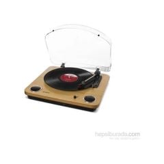 Ion Max LP Ahşap Pikap Dahili Hoparlörlü USB Bağlantılı