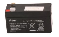 Ttec 12V 1.3Ah VRLA AGM Bakımsız Kuru Akü - Şarj Edilebilir Kurşun Asit Batarya