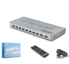 HADRON HDX1434 HDMI Video Wall Controller Kumandalı 4K 9 Ekran Gri