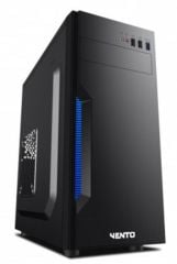 VENTO 750W 80 Plus TA‑K61 ATX Mid‑Tower Siyah PC Kasası – 80 Plus Sertifikalı Güç Kaynağı Dahil, USB 3.0 & USB 2.0, HD Audio, 8 cm Fan, ATX/Micro‑ATX/Mini‑ITX Desteği