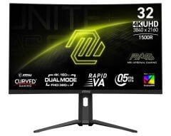 31.5 MSI MAG 321CUPDF 0.5MS 160HZ 4K UHD VA FREE-SYNC CURVED GAMING