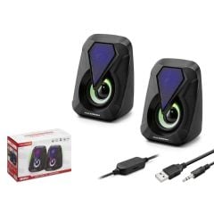 Hadron HD6054 Bilgisayar Speaker 1.1 LED’li Siyah