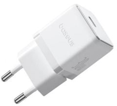Baseus Palm Series 20W USB-C PD Hızlı Şarj Adaptörü - Beyaz (P10111602213-00)