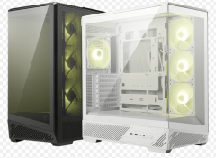 MSI MAG PANO 130R PZ White ATX Tempered Glass 4x120mm ARGB Fanlı Gaming Kasa USB 3.x Destekli Mid Tower