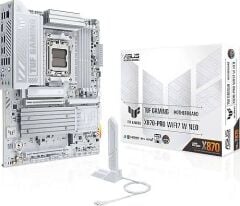 ASUS TUF GAMING X870-PRO W NEO X870 AM5 DDR5 9600 2xUSB4 4xM2 WiFi7+BT 5Gbit ATX