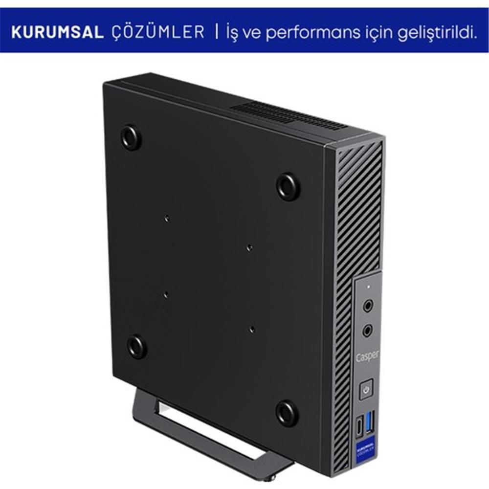 Casper Nirvana M40.1155-BV00X-V00 Intel Core i5-1155G7 11. Nesil 16GB DDR4 RAM 500GB NVMe SSD FreeDOS Wi-Fi Mini Masaüstü Bilgisayar
