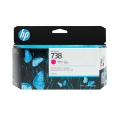 HP 738 Magenta Kırmızı 130ML Plotter Kartuşu - 498N6A