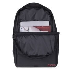 PLM Drexel 830015.6 Notebook Sırt Çantası - Şık ve Pratik Siyah Tasarım