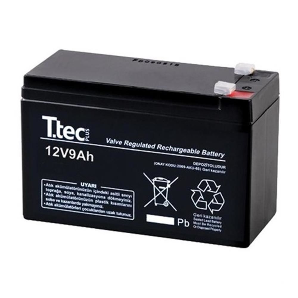 Ttec 12V 9Ah VRLA Bakımsız Kuru Akü