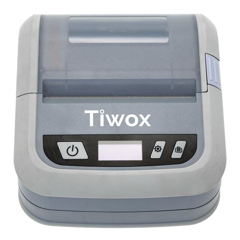 TIWOX BT-5050 203dpi Direkt Termal 80mm Taşınabilir Fiş Yazıcı (USB + Bluetooth, OLED Ekran 128x64)