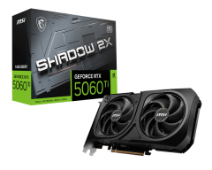 MSI GeForce RTX 5060 Ti SHADOW 2X OC PLUS 16GB GDDR7 128-Bit PCIe 5.0 x16 Ekran Kartı