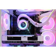 Tiranozor Ti-Game Yuka X Pw Intel Core i7-13700KF 13. Nesil 32GB DDR4 RAM 1TB NVMe SSD NVIDIA GeForce RTX 4070 12GB Windows 11 Pro 750W 80+ Gold Güç Kaynağı Sıvı Soğutmalı Gaming Masaüstü Bilgisayar