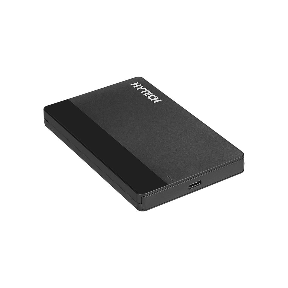 Hytech HY‑HDC26 Siyah 2.5″ Type‑C to Type‑C USB 3.1 SATA 2.5″ Harddisk Kutusu – Type‑C 10 Gbps, SATA III Uyumlu, Siyah Gövde