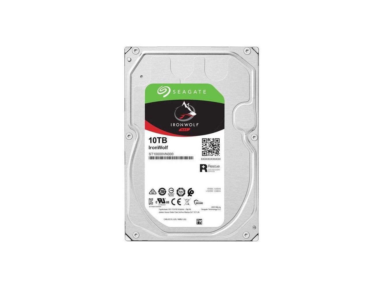 Seagate 10TB IronWolf ST10000VN000 3.5'' 256MB 7200RPM NAS Disk Harddisk