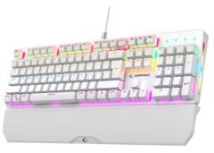 Rampage KB-R86 UMBRA Beyaz USB Rainbow Aydınlatmalı Blue  English Mekanik Gaming Oyuncu Klavye