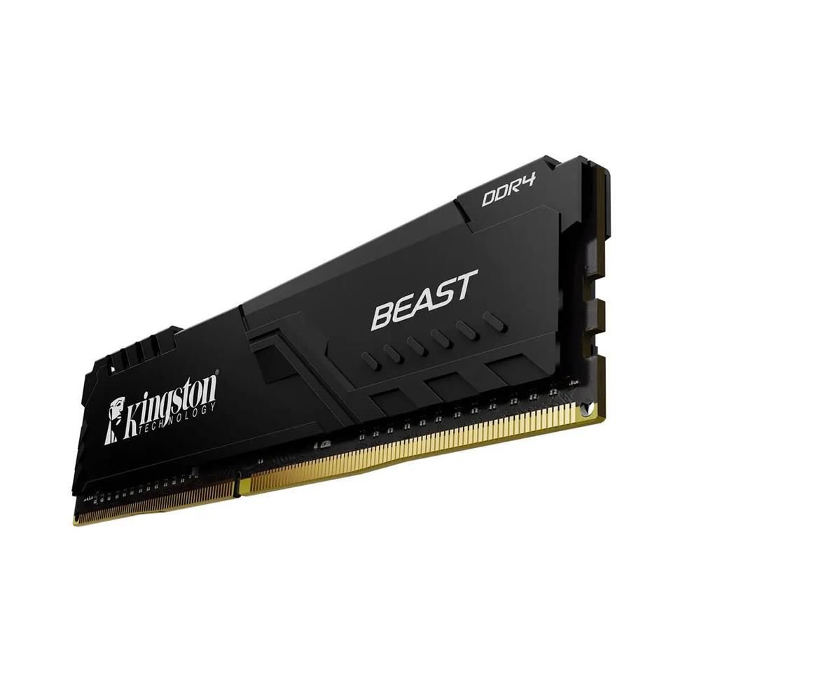 Kingston Beast KF432C16BB‑8TR 8GB DDR4‑3200MHz CL16 1Rx8 288‑Pin DIMM XMP 2.0 Performans RAM Siyah