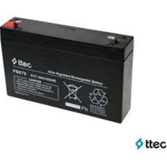 Ttec 12056 6V 7Ah Tam Bakımsız Kuru Tip VRLA AGM Akü