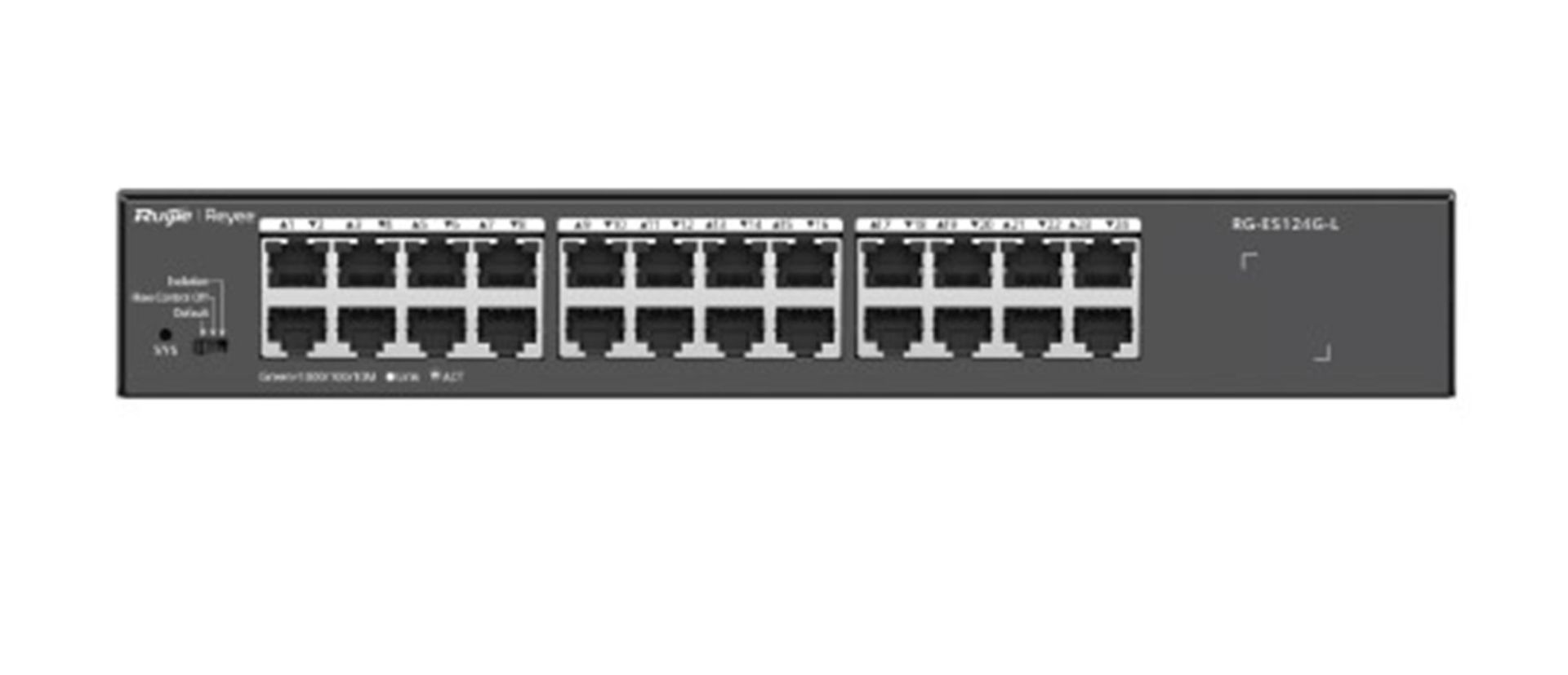 Ruijie Reyee RG-ES124G-L 24 Port 10/100/1000 Mbps Yönetilemez Switch - Metal Kasa