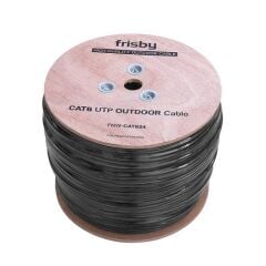 Frisby FNW-CAT624 CAT6 UTP Outdoor (Dış Ortam) PE Kaplı Bakır Karışımlı Ağ Kablosu 305 Metre