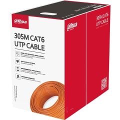 Dahua PFM922I-6UN-C Cat6 U/UTP 23AWG CCA 305 Metre Turuncu Ethernet Network Kablosu