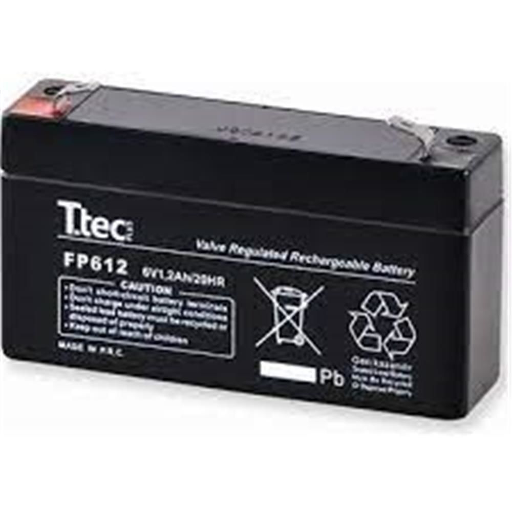 Ttec 6V 1.3Ah Bakımsız Kuru Tip Kurşun Asit Akü (VRLA)