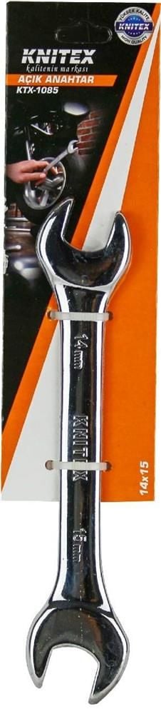 İzeltaş 0100011415 İki Ağızlı Açık Anahtar 14x15 mm