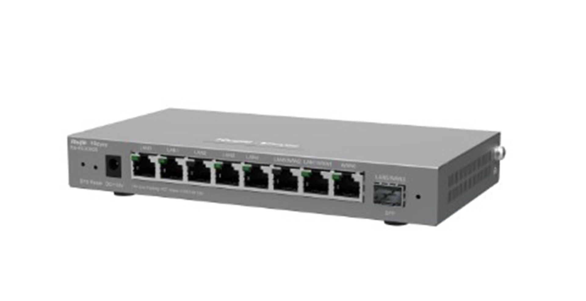 Ruijie-Reyee RG-EG209GS 8 Port Gigabit + 1 Port SFP Yönetilebilir Router – 200 Kullanıcı