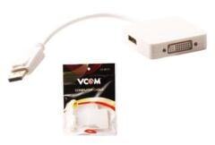 Vcom CG604 DisplayPort Erkek to HDMI + DisplayPort + DVI 24+5 Çoklu Görüntü Adaptörü