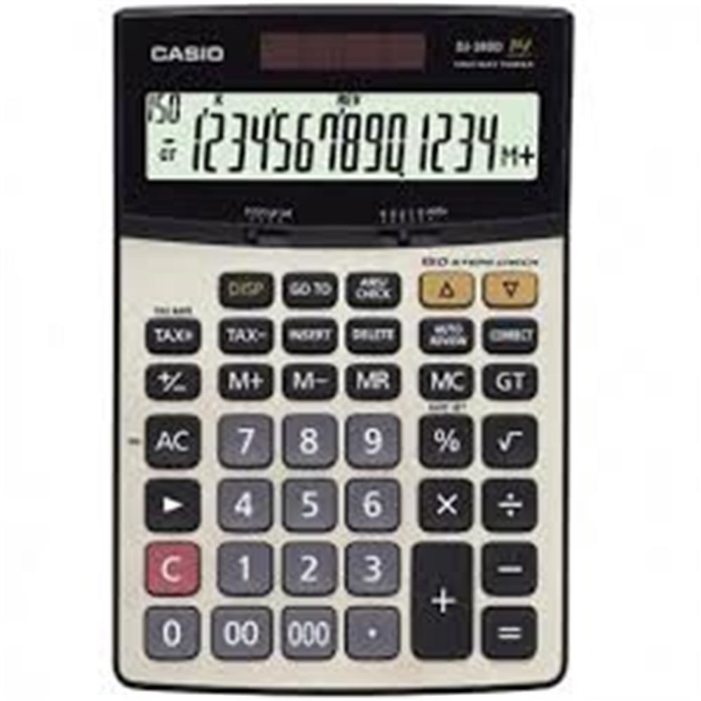 Casio DJ-240D Plus 14 Hane İşlem Kontrollü Masaüstü Hesap Makinesi