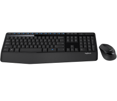 Logitech MK345 Kablosuz Klavye Mouse Seti - Q TR Klavye Dizilimi - Siyah (920-006514)