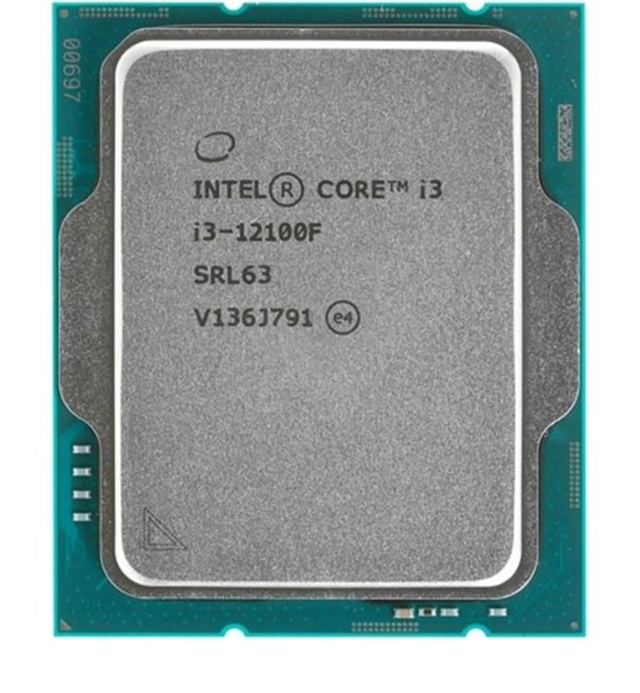 Intel Core i3‑12100F 3.3 GHz 10. Nesil 4 Çekirdek 8 İş Parçacıklı 12 MB L3 Cache LGA1700 Soket Kutusuz 10 nm İşlemci